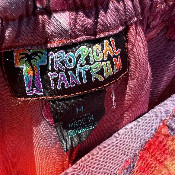 Y2K TROPICAL TANTRUM Hawaiian Pants - Picture 2 of 4